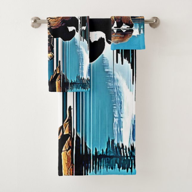 Vista de la montaña del lago Grizzly (In situ)