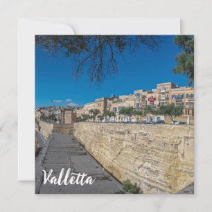 Vista de la muralla y el puerto de La Valeta
