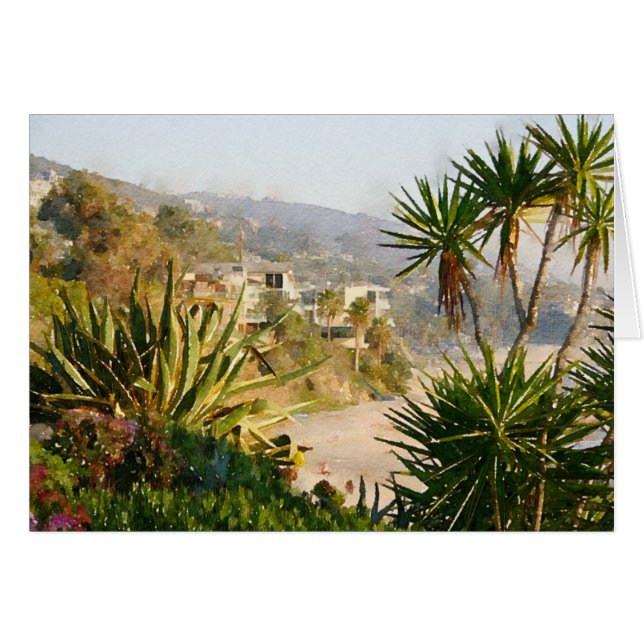 Vista de la playa de Laguna, CA (Anverso (Horizontal))