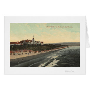Vista de la playa y del hotel Redondo