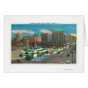 Vista de la Plaza Lafayette y la calle principal