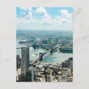 Vista de la postal de Nueva York