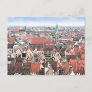 Vista de la postal de Nuremberg