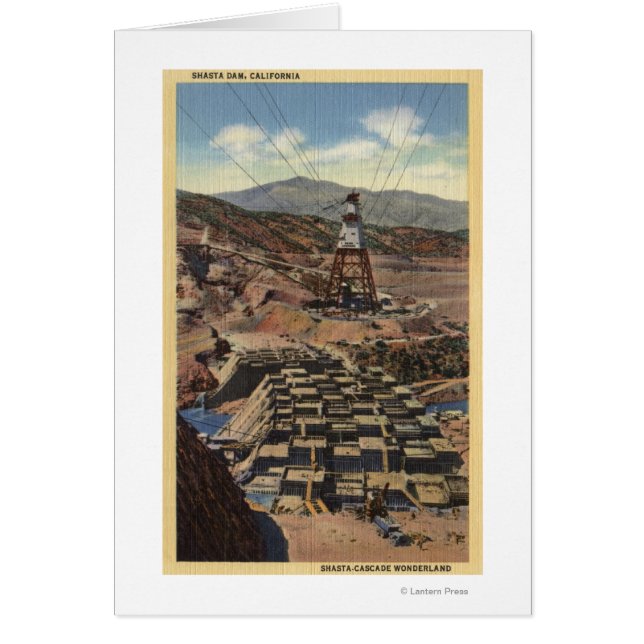 Vista de la presa de Shasta (Frente)