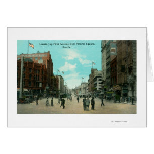 Vista de la primera avenida desde la avenida Pione