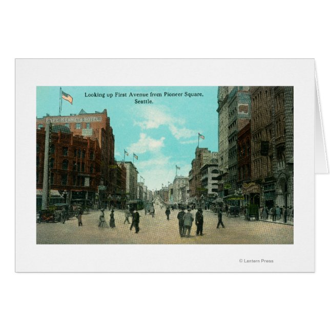 Vista de la primera avenida desde la avenida Pione (Anverso (Horizontal))