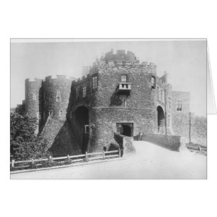 Vista de la puerta del policía, construida 1221-27