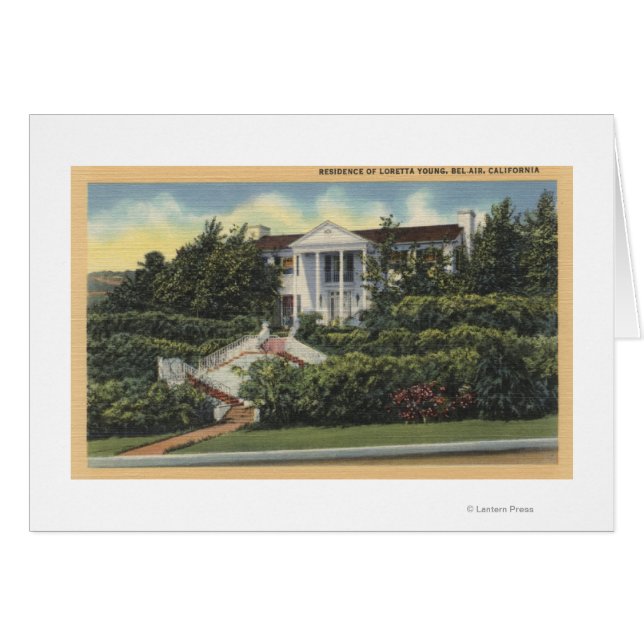 Vista de la residencia de Loretta Young (Anverso (Horizontal))