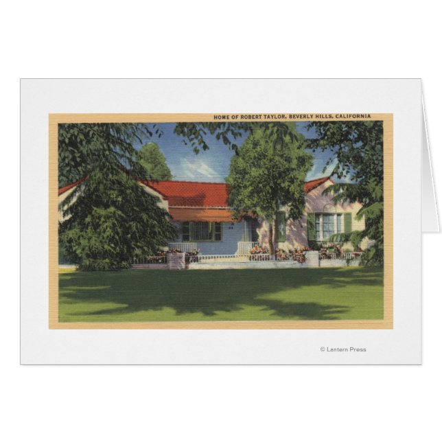 Vista de la residencia de Robert Taylor (Anverso (Horizontal))