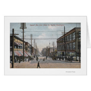 Vista de la segunda avenida desde Pike Street