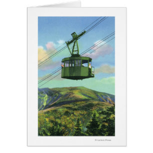 Vista de la subida del tranvía de Cannon Mt