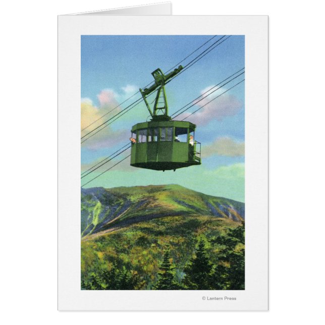 Vista de la subida del tranvía de Cannon Mt (Frente)