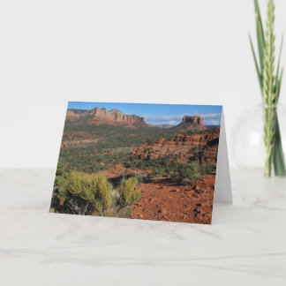 Vista de la tarjeta de felicitación de Sedona