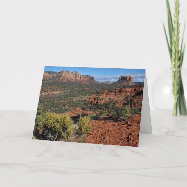 Vista de la tarjeta de felicitación de Sedona (Anverso)