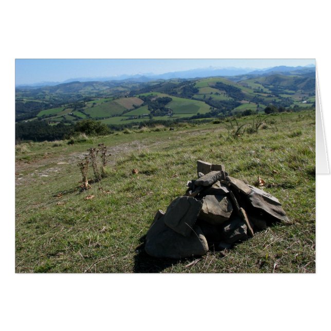 Vista de la tarjeta de los Pirineos (Anverso (Horizontal))