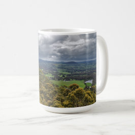 Vista de la taza de café del Monte Buninyong