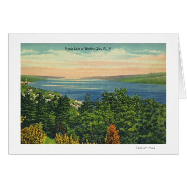 Vista de lago Seneca (Anverso (Horizontal))