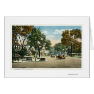 Vista de las avenidas del parque y de Fairfield