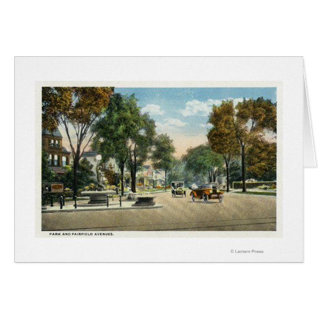 Vista de las avenidas Park y Fairfield (Anverso (Horizontal))