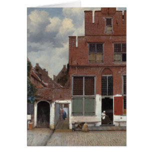 Vista de las casas en Delft The Little Street