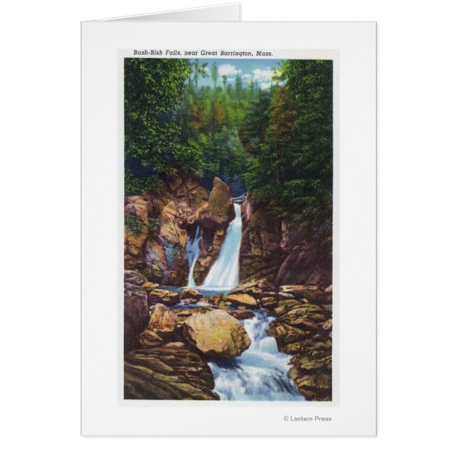 Vista de las Cataratas Bash-Bish cerca de Great Ba (Frente)