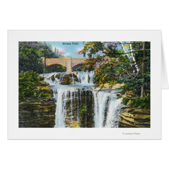 Vista de las Cataratas de Haines (Anverso (Horizontal))