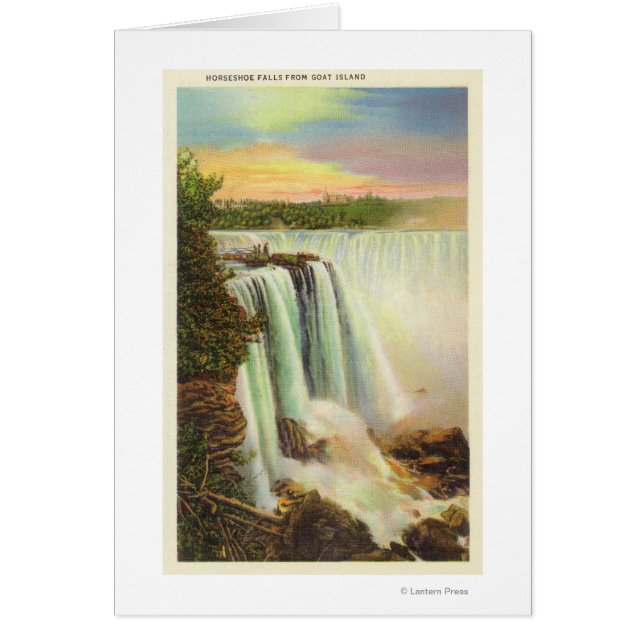 Vista de las cataratas de Horseshoe desde la isla  (Frente)