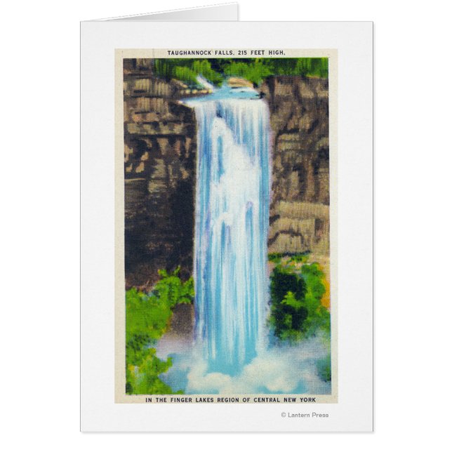 Vista de las cataratas de Taughannock (Frente)