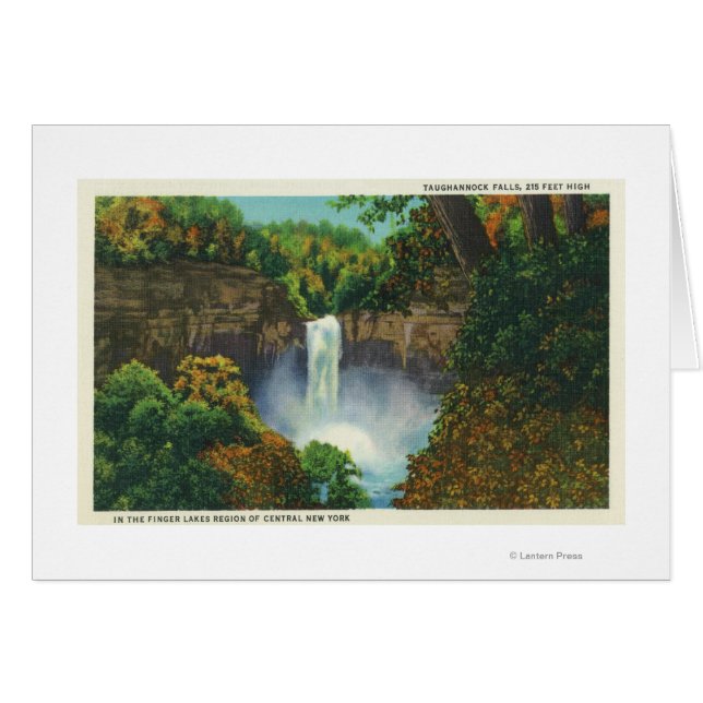 Vista de las cataratas de Taughannock, 200 metros  (Anverso (Horizontal))