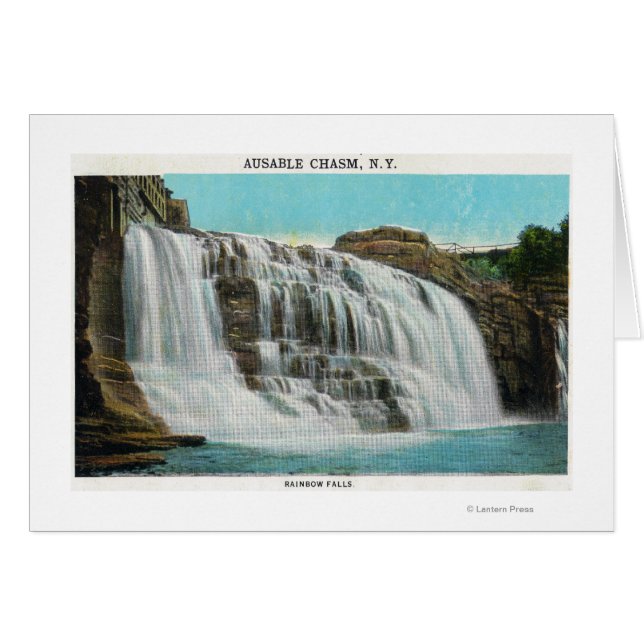 Vista de las Cataratas del Arcoiris (Anverso (Horizontal))