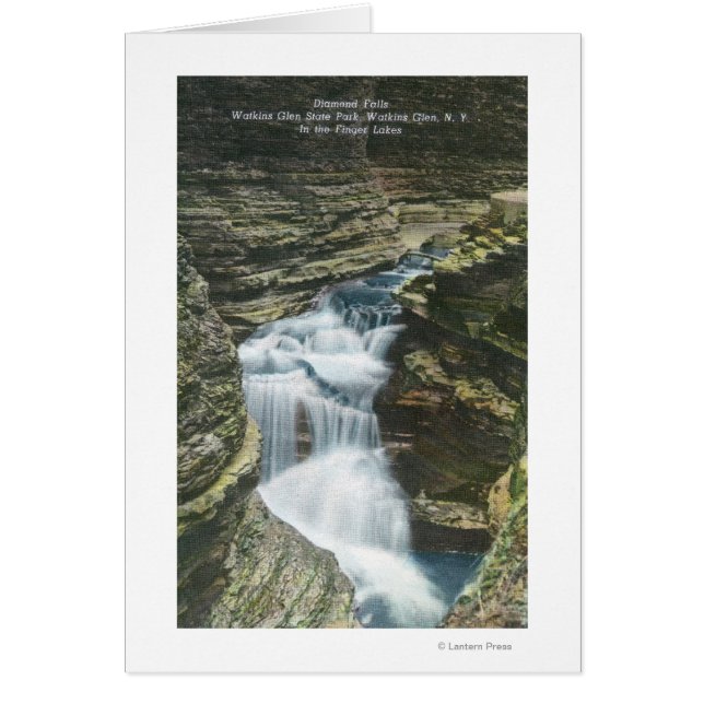 Vista de las cataratas del Diamante en el Parque E (Frente)