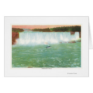 Vista de las cataratas estadounidenses