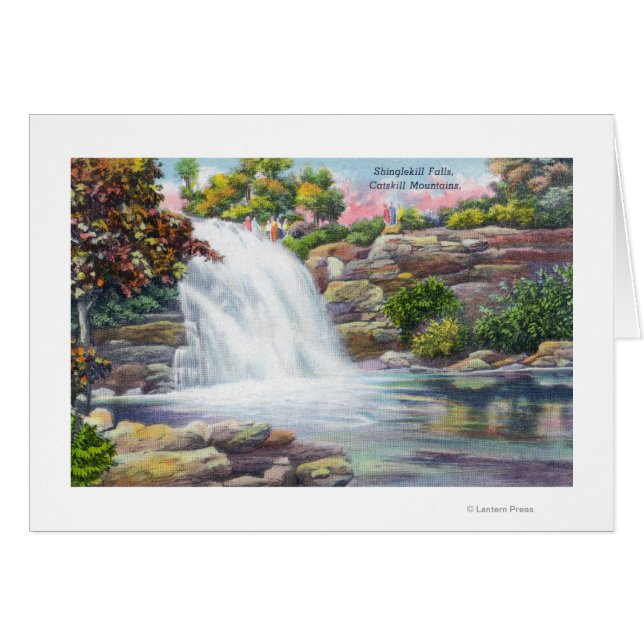 Vista de las cataratas Shinglekill (Anverso (Horizontal))