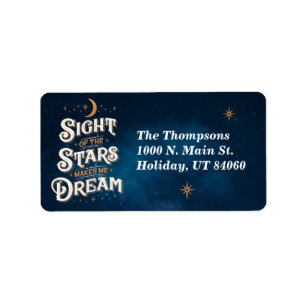 Vista de las estrellas / Etiquetas de direcciones 