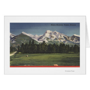 Vista de las montañas de la Misión en Montana