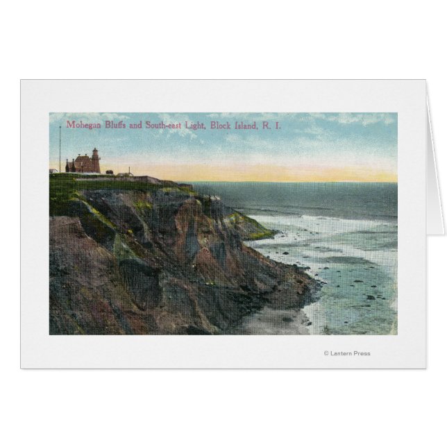 Vista de los Bluffs en Mohegan y el sudeste (Anverso (Horizontal))
