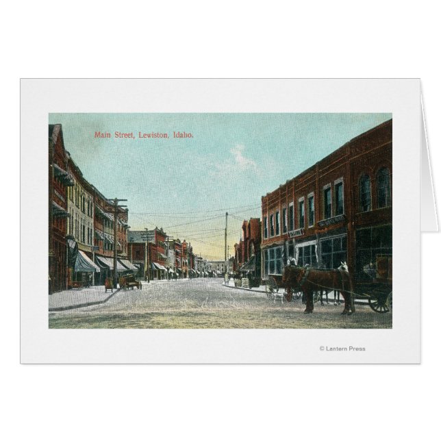 Vista de Main StreetLewiston, ID (Anverso (Horizontal))
