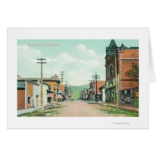 Vista de Main StreetRoseburg, OR (Anverso (Horizontal))