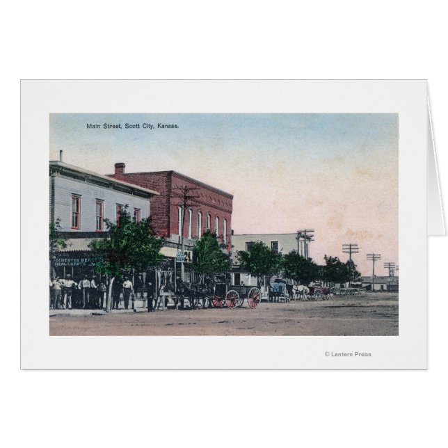 Vista de Main StreetScott City, KS (Anverso (Horizontal))