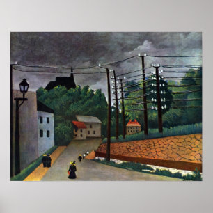 Vista de Malakoff de Henri Rousseau, arte del