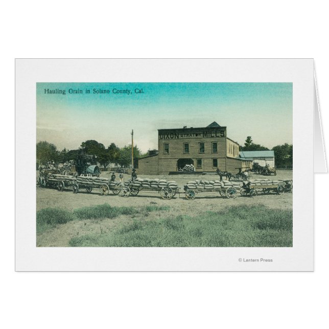 Vista de Millers Hauling Grain to Mill (Anverso (Horizontal))