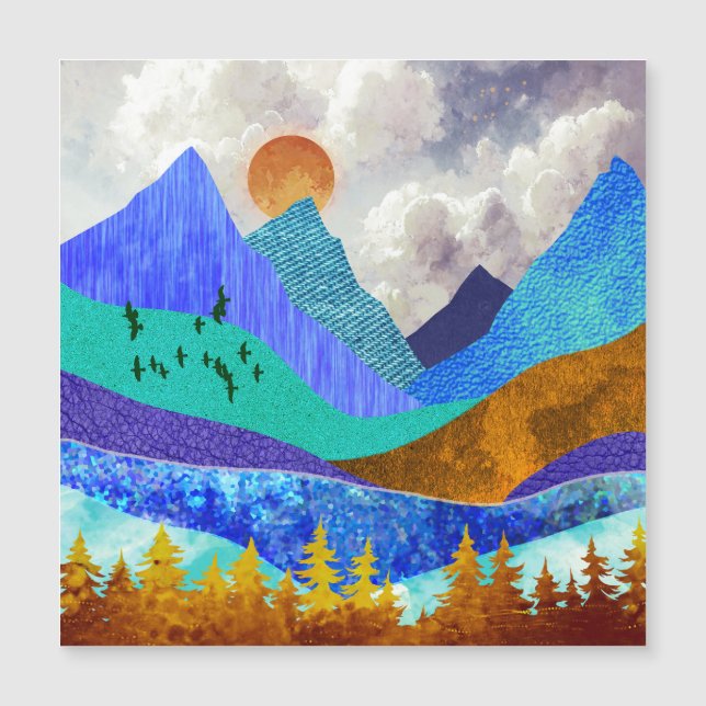 Vista de montaña (Anverso)