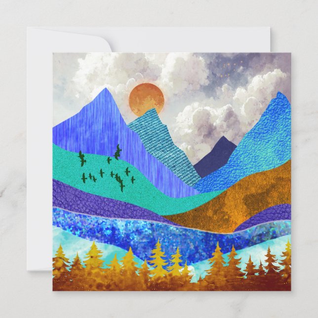 Vista de montaña (Anverso)