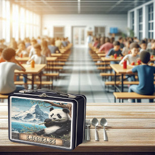 Vista de Montaña de Panda: Reposición de Bambú