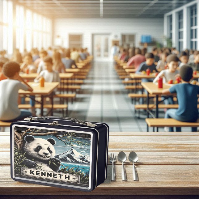 Vista de montaña de Panda: Trato de bambú (Subido por el creador)