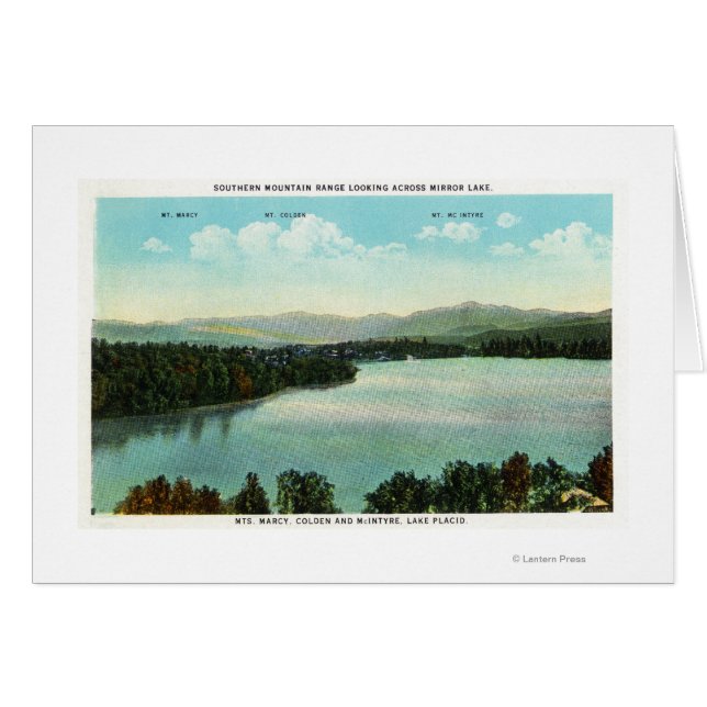 Vista de Mts. Marcy, Colden y McIntyre (Anverso (Horizontal))