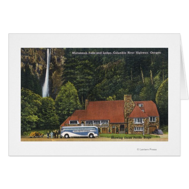 Vista de Multnomah Falls Lodge (Anverso (Horizontal))