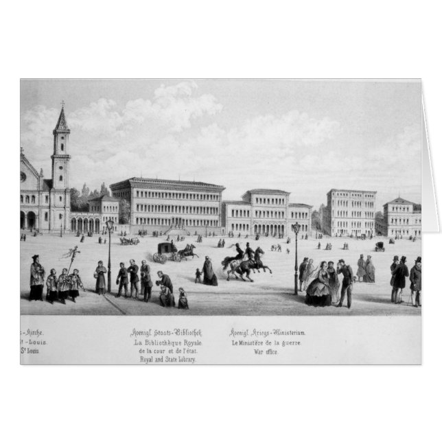 Vista de Múnich, 1869 (Anverso (Horizontal))