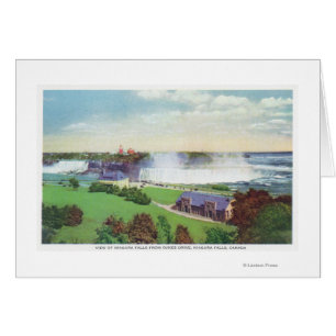 Vista de Niagara Falls de la impulsión de Oakes