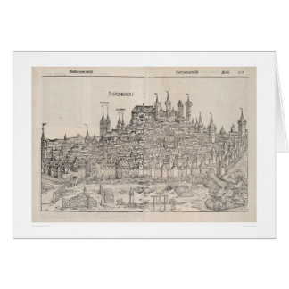 Vista de Nuremberg de la crónica de Nuremberg